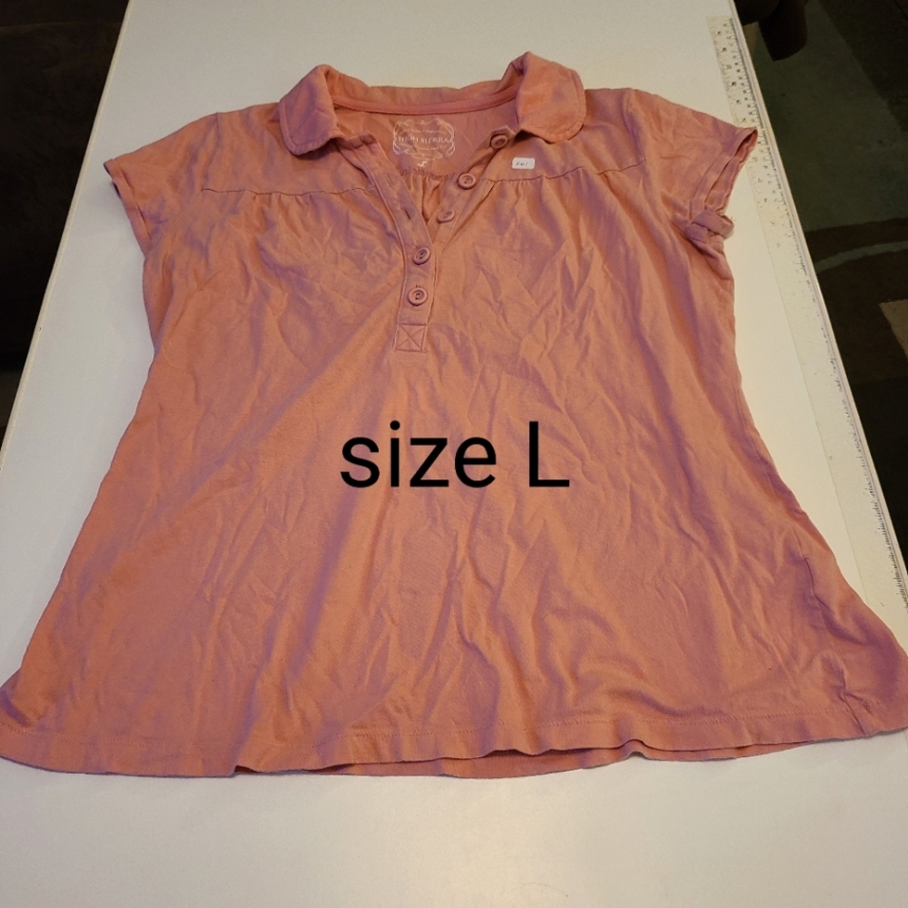 Womens size L peach High Sierra top
